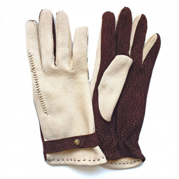 "ÉTER" woman's leather gloves