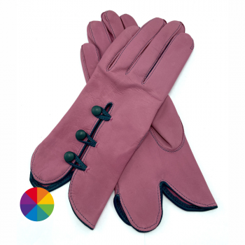 "GUNA" woman's leather gloves