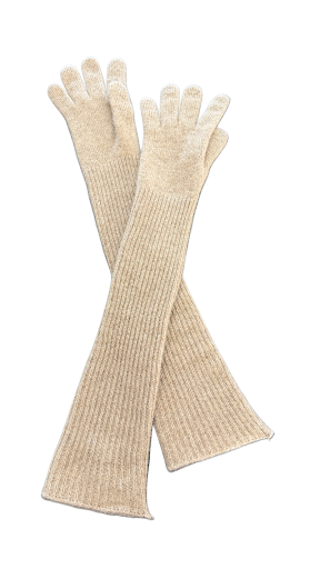 Women's long cashmere gloves, one size