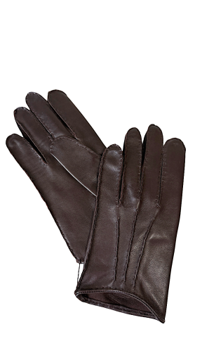 Bhastrika 7 Brown 2-in-1 Women's Leather Gloves