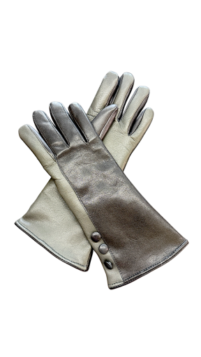 Kombi 7 Women's Leather Gloves with Buttons