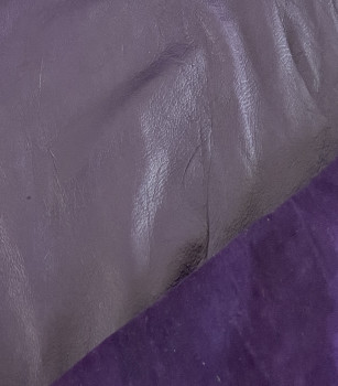 Glove lambskin  purple