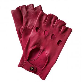 "SETUDANDA" MAGENTA  woman's leather gloves 