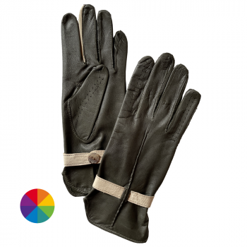 "SANKALPA" woman's leather gloves