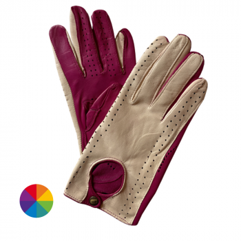 BRAHMI  women's leather driving gloves