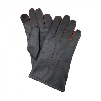 Men's leather gloves - PADMA TOUCH