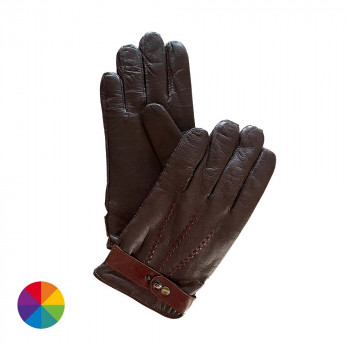 "LOGOS" men's leather gloves