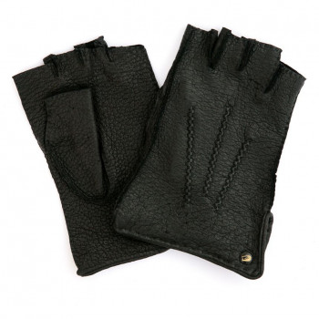 "RÁDŽAS" men 's leather gloves  black 9 size 