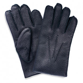 "RASAJANA" men's leather gloves black 9 size