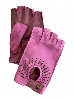 VRITTI women's fingerless leather gloves