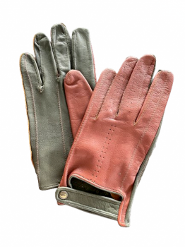 "KUMBHAKAI" men's leather gloves