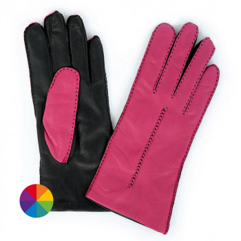 "DHARNA" woman's leather gloves