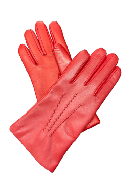 Women's leather gloves – Red Greece 7.5