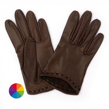 "PARSVA" woman's leather gloves