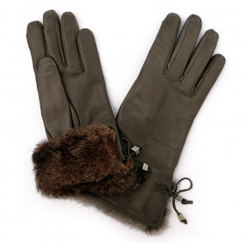 "SALABHA" woman's leather gloves