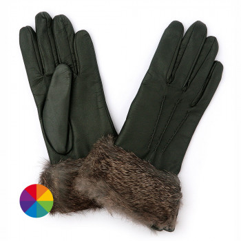 "TIRIAND" woman's leather gloves