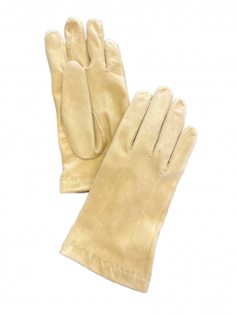  Women's Natural Nubuck Leather Gloves – Size 7