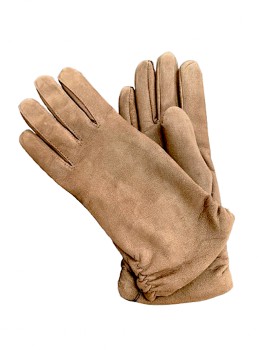  Women's nubuck leather gloves, size 7.5