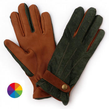 "NARAVIR" men's leather gloves