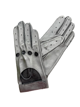 Women's leather driving gloves 7 Bl