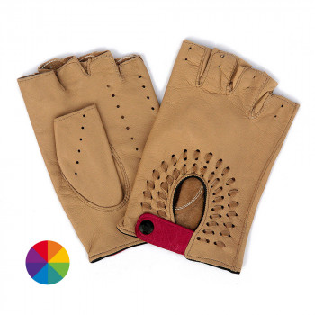"DHANURA" woman's leather gloves