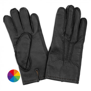 "ARDHA" men's leather gloves